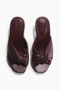 Sandalias de tac?n estilo zueco - H&m фото 4