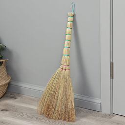 Веник 3-х лучевой «Сорго», малый, с петлей, 220 г, 60 см, нить