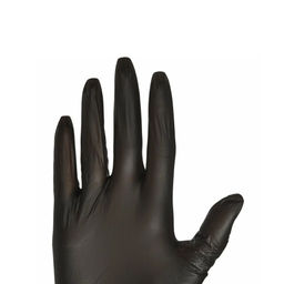 Перчатки винил неопудренные черные А (XL) (100шт) - Полимербыт фото 2