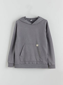 Kap??onlu Erkek ?ocuk Sweatshirt