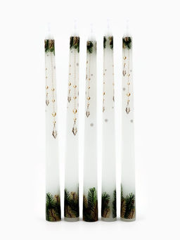 Свечи новогодние «Чудо случится», набор 5 шт.