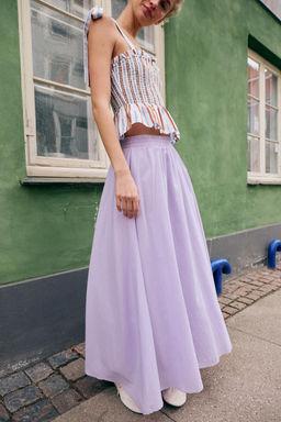 FALDA MIDI CAPA / Malva - Zara фото 3