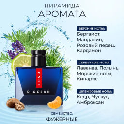 Dilis Парфюмерная вода для мужчин Luna dOcean Луна ДОушн 100 мл