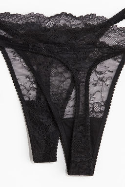 Pack de 2 bragas Thong de encaje - H&m фото 5