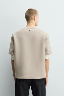 SUDADERA RELAXED FIT T?CNICA / Piedra - Zara фото 3