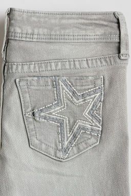 Flared Leg Low Jeans con detalle bordado - H&m фото 6