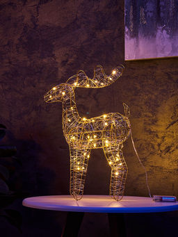 Фигура световая «Олененок», 49×27×9 см, 30 LED, батарейки ААх3 (не в компл.), свечение тёплое белое