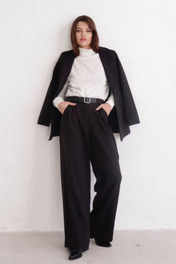 11366 Костюм брючный чёрный - Martichelli фото 3