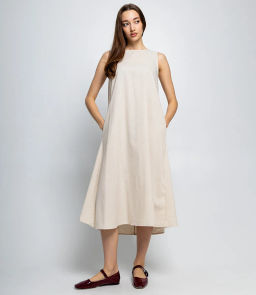 Платье #КТ2631, светло-бежевый