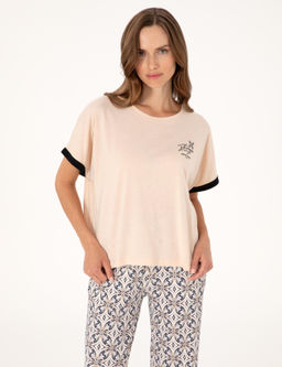 Bej K_sakollu Pijama Tak_m_ - Pierre cardin фото 3