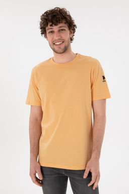 Erkek Regular Fit Bisiklet Yaka Turuncu Basic Ti__rt Sepette S_rpriz _ndirim - U.s. polo assn фото 2