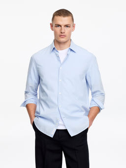 Camisa de lyocell y algod?n de corte regular - H&m фото 3