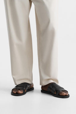 LEATHER SANDALS - Zara фото 3