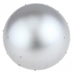 Елочная игрушка шар стеклянная д8см, серебро, ручная художественная роспись, подарочная упаковка (Россия) - Домашняя мода фото 4