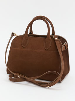 Женская сумка с ручками CALZETTI ASHLEY MINI Артикул 4250264, коричневый  фото 5