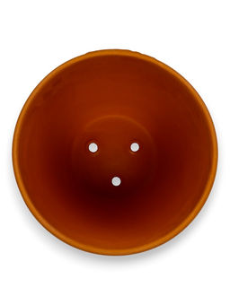 Горшок цветочный с поддоном 2,5 л, d18/h16 см терракот керамика, "Голландия" (М)