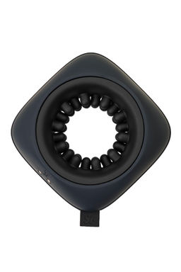 Вибромастурбатор нереалистичный Satisfyer Ring Stroker, силикон, чёрный, 9,1 см.