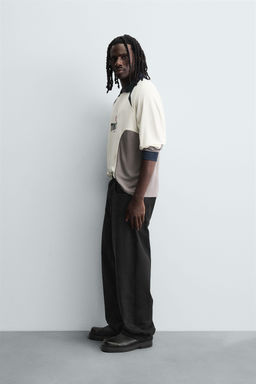 RETRO FOOTBALL PRINT POLO SHIRT - Zara фото 4