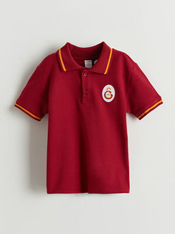 Polo Yaka Galatasaray Bask?l? Erkek ?ocuk Ti??rt