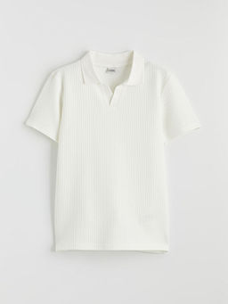 Polo Yaka Dokulu Erkek ?ocuk Ti??rt