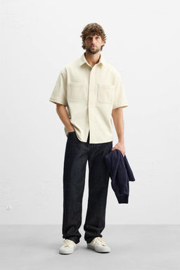 TEXTURED COMFORT OVERSHIRT