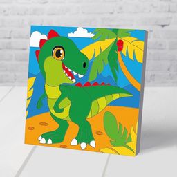 Картина по номерам Дино в тропиках 15 15 см - Школа талантов фото 3