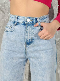 Джинсы женские трубы УЦЕНКА D35