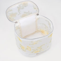 Косметичка на молнии, цвет бело/зелёный