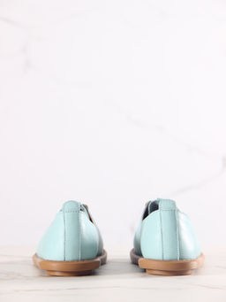 Туфли 107.ОКСЕbr.Мята+коричневый