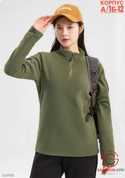 Толстовка женская на полузамке