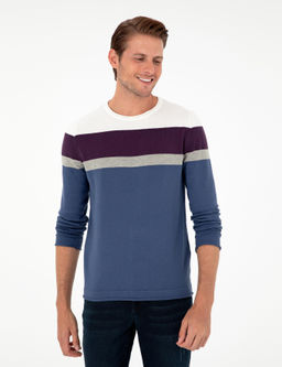 _ndigo Slim Fit Bisiklet Yaka Triko Kazak