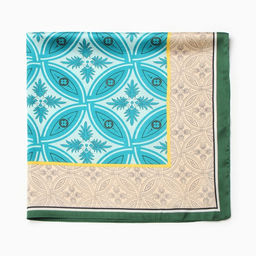 Платок женский MINAKU, размер 70×70 см, зелёный