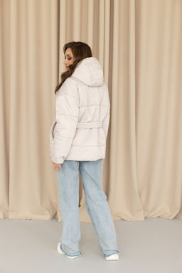 Куртка женская зимняя 24404 (бежевый) - Kankan фото 25