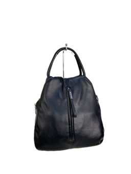 Женская сумка-рюкзак из искусственной кожи, цвет черный