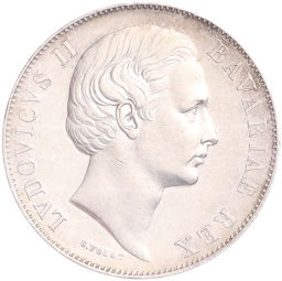 Монета 1 талер 1870 года Бавария