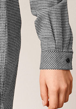 Фланелевая рубашка-туника ESMARA гусиная лапка  фото 13