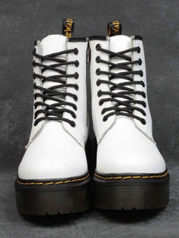 01-B6020-2 WHITE Ботинки демисезонные женские (натуральная кожа) - Фабричный китай фото 23