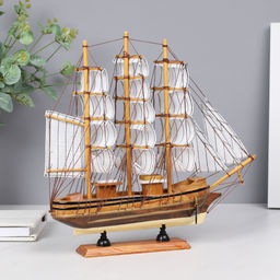 Макет парусного корабля 32х32 см / 6806G /уп 18/ - Галеонтрейд фото 7