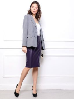 юбка из экокожи 887-0423 - Трика фото 4