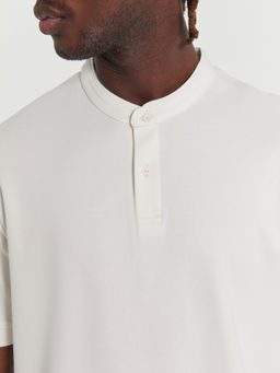 Поло мужское кремовое