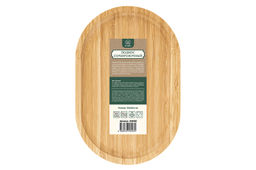 Поднос сервировочный 30*20*2 см, овальный, бамбук