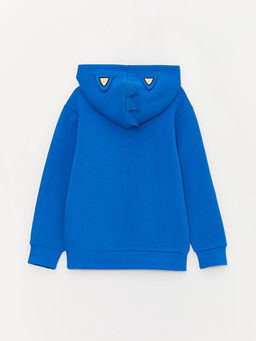 Sonic Bask?l? Uzun Kollu Erkek ?ocuk Hoodie - Waikiki фото 2