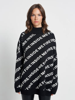 Свитер ZZ-04002 black/white