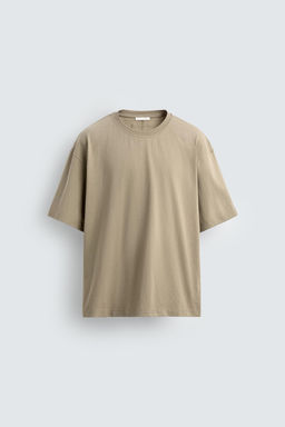 HEAVYWEIGHT REVERSE-EFFECT T-SHIRT - Zara фото 7