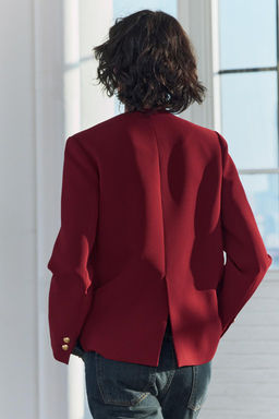 ZW COLLECTION BUTTON BLAZER - Zara фото 5