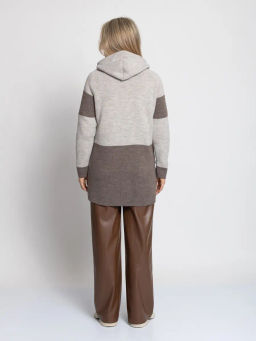 ЗЛАТА Кардиган В 1873/кофейный