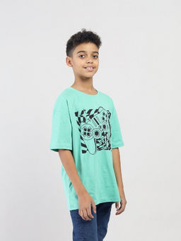 CRB wear / CSJB 64038-37-435 Футболка для мальчика,зеленый/Ex.Cherubino  фото 3