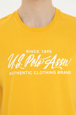 Мужская шафрановая футболка - U.s. polo assn фото 7