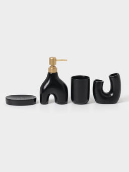 Набор аксессуаров для ванной Равновесие, 4 предмета, мыльница, дозатор для мыла, 2 стакана - Simaland фото 2