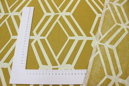 Поплин 3D ромбы - крупные, (комп), ш.2.2м, хлопок-100%, 110гр/м.кв - Купава фото 5